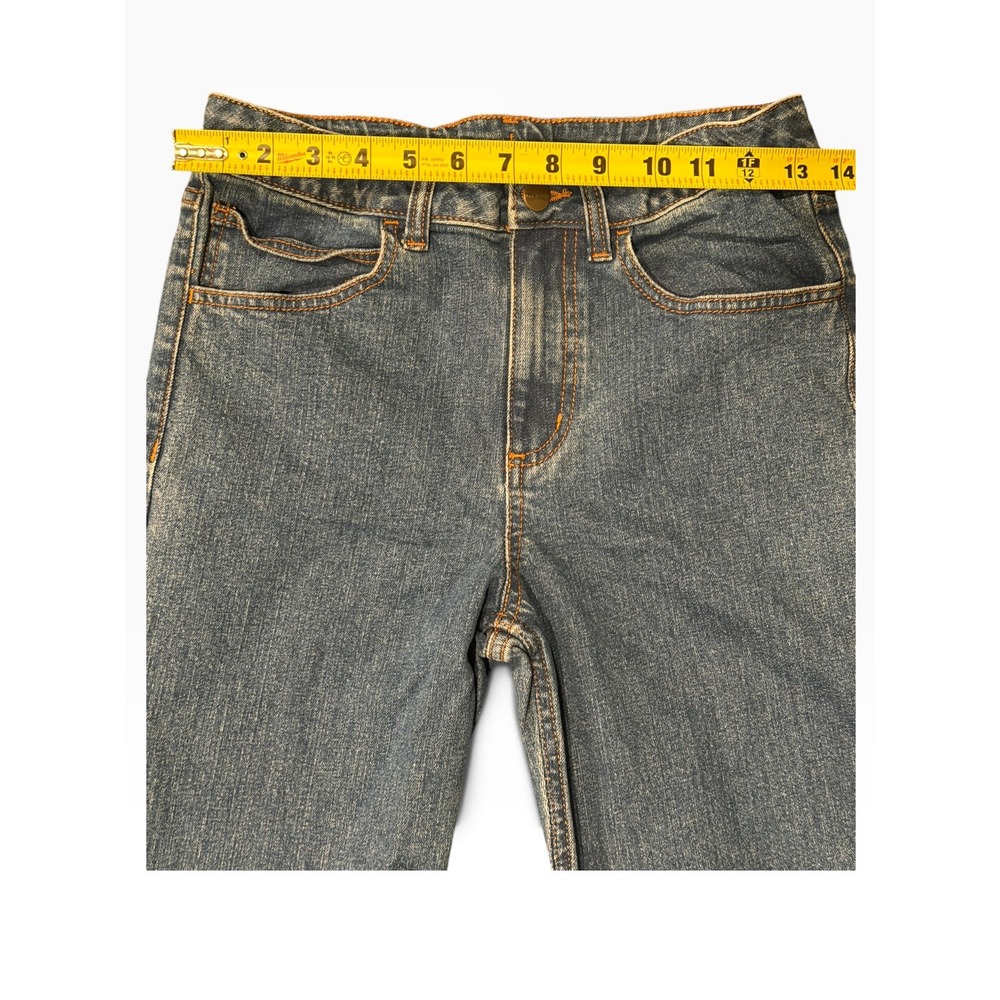 Carhartt Kids Size 14 Blue Denim Straight Leg Jeans Adjustable Waist RN 13706